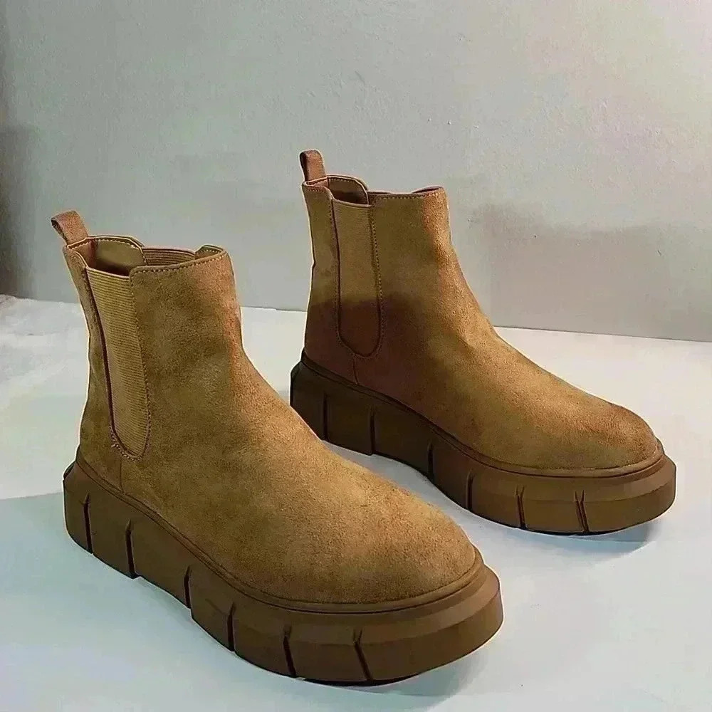 Bp Niya sole Chelsea Boot in cognac size 7.5 - Picture 8 of 10